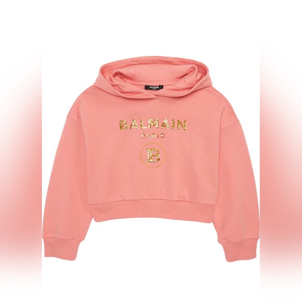 - Kids sequin logo cotton sweatshirt ( little kids & big girls) super comf…